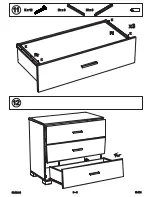 Preview for 8 page of The Home And Office Stores Urban 3 Drawer Chest Assembly Manual