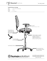 Preview for 1 page of The Human Solution Neutral Posture Assembly Manual