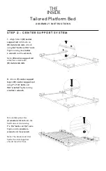 Preview for 4 page of THE INSIDE Tailored Platform Bed Assembly Instructions Manual