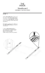 Preview for 7 page of THE INSIDE Tailored Platform Bed Assembly Instructions Manual