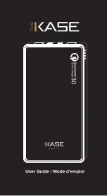 Preview for 1 page of The Kase Qualcomm Quick Charge 3.0 User Manual