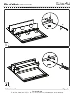 Предварительный просмотр 3 страницы The Land of Nod 3 Tiers Wall Desk Assembly Instructions Manual