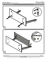 Preview for 3 page of The Land of Nod Alto Bookcase Assembly Instructions