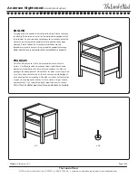 The Land of Nod Andersen Nightstand Assembly Instructions preview