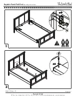 Preview for 4 page of The Land of Nod Bayside Panel Full Bed Assembly Instructions