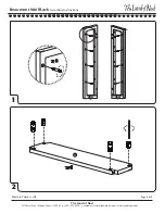 Preview for 2 page of The Land of Nod Beaumont Wall Rack Assembly Instructions