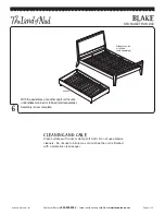 Preview for 4 page of The Land of Nod Blake Storage Trundle Assembly Instructions