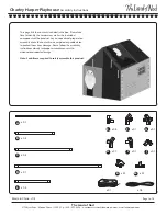 The Land of Nod Charley Harper Playhouse Assembly Instructions Manual preview