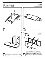 Preview for 2 page of The Land of Nod Cube 6-cube Bookcase Assembly Instructions