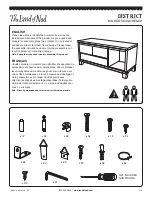 The Land of Nod District Bin Bookcase/Bench Assembly Instructions Manual preview