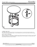 Preview for 5 page of The Land of Nod Elwood Table Assembly Instructions