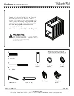 Preview for 2 page of The Land of Nod Flex Bassinet Assembly Instructions Manual