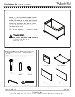 Preview for 16 page of The Land of Nod Flex Bassinet Assembly Instructions Manual