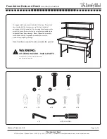 The Land of Nod Foundation Desk and Hutch Assembly Instructions Manual preview