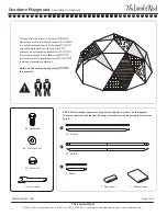 The Land of Nod Geodome Assembly Instructions предпросмотр