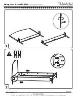 Preview for 4 page of The Land of Nod Hampshire Arched Full Bed Assembly Instructions Manual