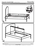 Preview for 5 page of The Land of Nod Hampshire Arched Full Bed Assembly Instructions Manual