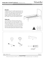 Preview for 2 page of The Land of Nod Hampshire Arched Twin Bed Assembly Instructions