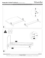 Preview for 4 page of The Land of Nod Hampshire Arched Twin Bed Assembly Instructions