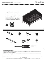 Preview for 2 page of The Land of Nod Hampshire Daybed Assembly Instructions Manual