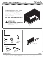 Preview for 2 page of The Land of Nod Hampshire Spindle Toddler Rail Assembly Instructions Manual