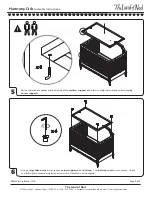 Предварительный просмотр 6 страницы The Land of Nod Harmony Crib Assebly Instructions