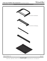 Preview for 3 page of The Land of Nod Harmony Full Bed Conversion Kit Assembly Instructions Manual