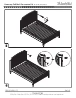 Preview for 6 page of The Land of Nod Harmony Full Bed Conversion Kit Assembly Instructions Manual