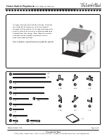 Preview for 1 page of The Land of Nod Horse Stable Playhouse Assembly Instructions Manual