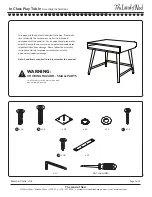 The Land of Nod In Class Play Table Assembly Instructions preview