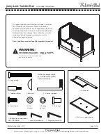 Preview for 2 page of The Land of Nod jenny lind toddler rail Assembly Instructions Manual