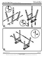 Предварительный просмотр 3 страницы The Land of Nod Mod Dull High Chair Assembly Instructions