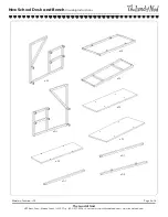 Preview for 2 page of The Land of Nod New School Desk and Bench Assembly Instructions