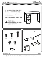 The Land of Nod Outline Desk Assembly Instructions preview