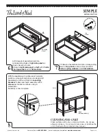 Preview for 3 page of The Land of Nod Simple Desk Hutch Assembly Instructions