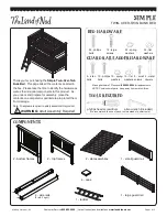 Предварительный просмотр 2 страницы The Land of Nod SIMPLE Twin-over-twin Bunk Bed Assembly Instructions