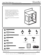 The Land of Nod Snack Snack Playhouse Assembly Instructions preview