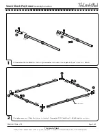 Предварительный просмотр 2 страницы The Land of Nod Snack Snack Playhouse Assembly Instructions