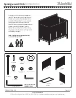 Preview for 2 page of The Land of Nod Springwood Crib Assembly Instructions