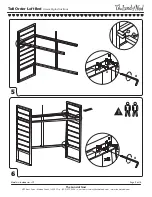 Preview for 6 page of The Land of Nod Tall Order Loft Bed Assembly Instructions Manual