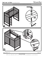 Preview for 11 page of The Land of Nod Tall Order Loft Bed Assembly Instructions Manual