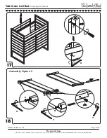 Preview for 12 page of The Land of Nod Tall Order Loft Bed Assembly Instructions Manual