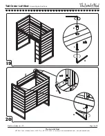 Preview for 13 page of The Land of Nod Tall Order Loft Bed Assembly Instructions Manual