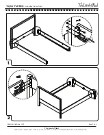 Preview for 4 page of The Land of Nod Taylor Full Bed Assembly Instructions