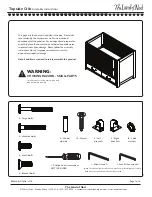 Preview for 2 page of The Land of Nod Topside Crib Assembly Instructions Manual