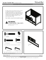 Preview for 2 page of The Land of Nod Topside Toddler Rail Assembly Instructions Manual