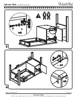 Предварительный просмотр 4 страницы The Land of Nod Uptown Desk Assembly Instructions Manual