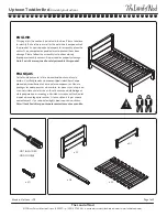 Preview for 3 page of The Land of Nod Uptown Toddler Bed Assembly Instructions