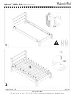 Preview for 4 page of The Land of Nod Uptown Toddler Bed Assembly Instructions