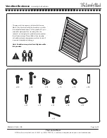 The Land of Nod Venetian Bookcase Assembly Instructions preview